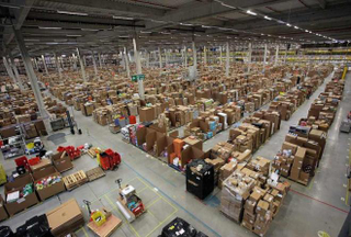 Illustration for article titled The Inside of an Amazon Warehouse is a Terrifying Sight